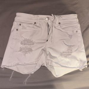 American Eagle next level stretch white shorts